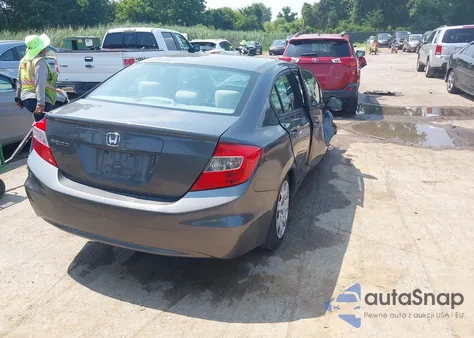 2012 Honda Civic Lx from USA, damaged, VIN 19XFB2F59CE345784